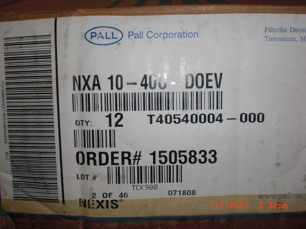 PALL NXA1040UDOEV